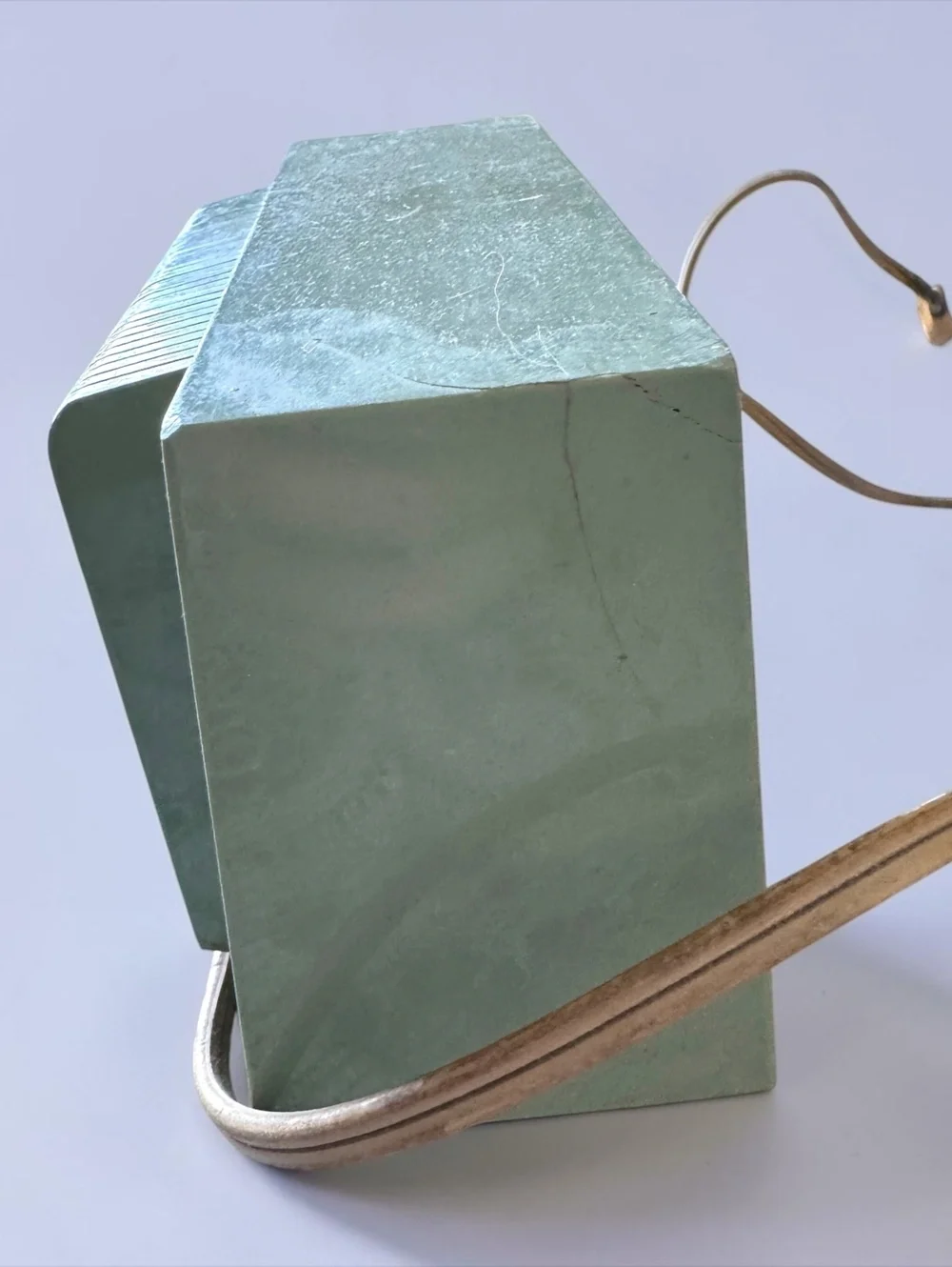 Vintage GE Telechron Electric Alarm Clock Model 7H621B Green Mid Century Decor